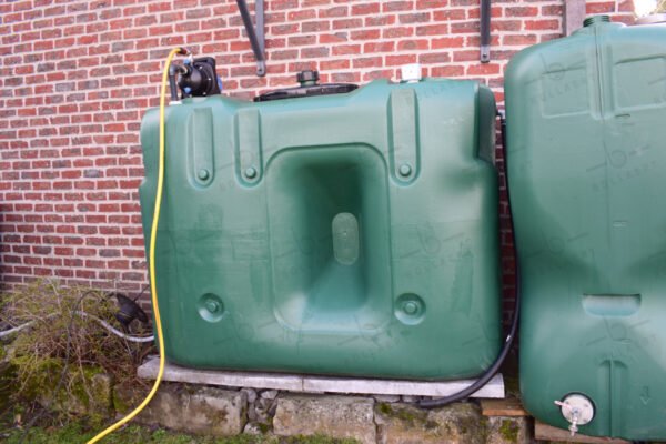 Bovengrondse Rechthoekige Watertank - Met pomp - 1500 liter