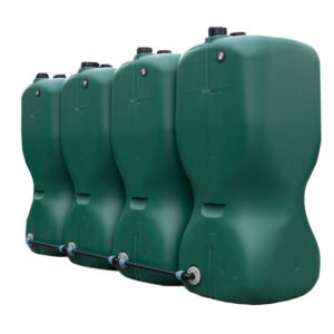 4 gekoppelde tanks van 750l