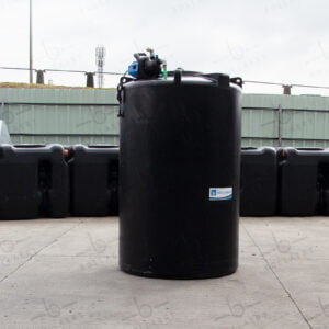 Bovengrondse Ronde Watertank - Met pomp - 2000 liter (Ø 1,20 m)