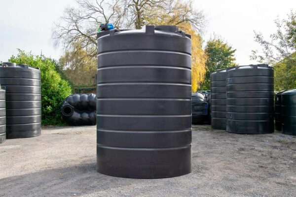 Bovengrondse Ronde Watertank - Met pomp - 15000 liter (Ø 2,40 m)