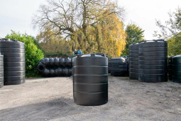 Bovengrondse Ronde Watertank - Met pomp - 6000 liter (Ø 1,90 m)