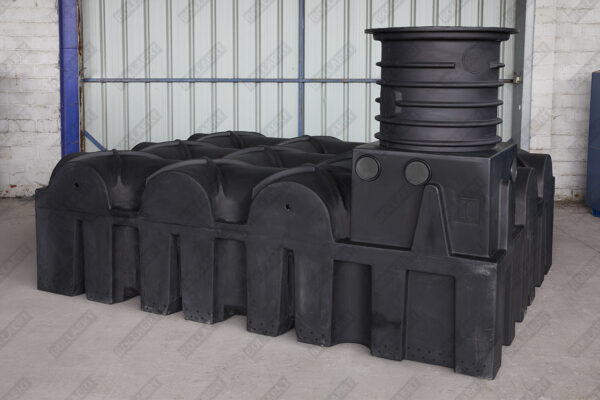 Ultraplatte kunststof infiltratietank - 5000 liter