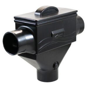 In te bouwen regenwaterfilter ZWART