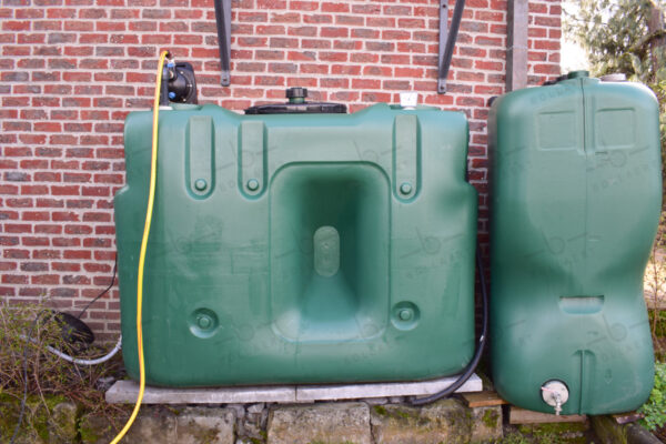 Bovengrondse Rechthoekige Watertank - Met pomp - 1500 liter