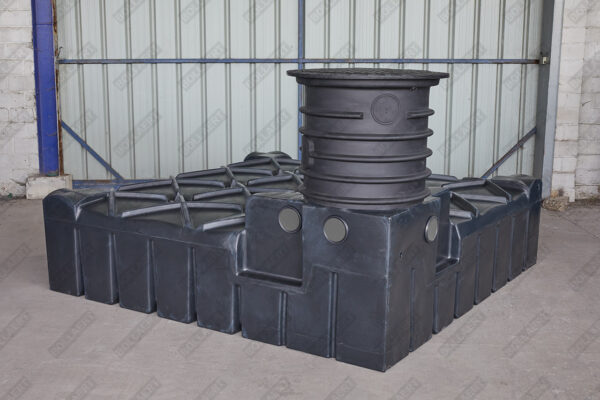 Ultraplatte kunststof regenwatertank - 3000 liter