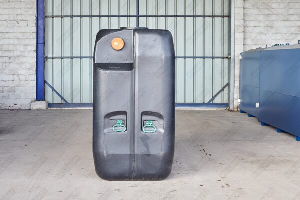 Ondergrondse rechthoekige watertank in kunststof van 2000 liter