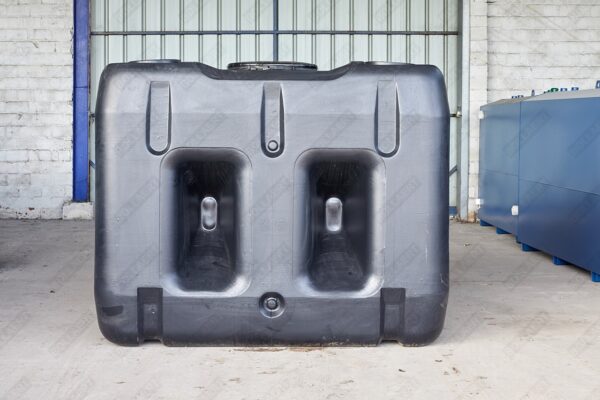 Ondergrondse rechthoekige watertank in kunststof van 2000 liter