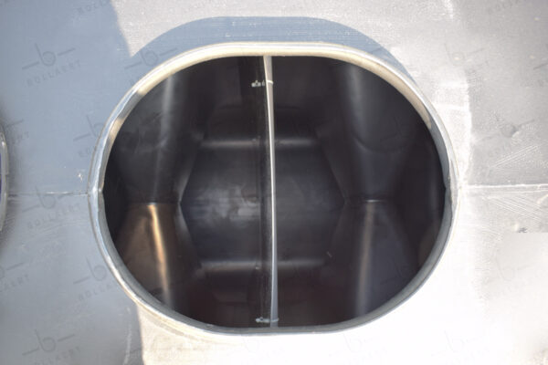 Ondergrondse rechthoekige septic tank in kunststof van 2000 liter