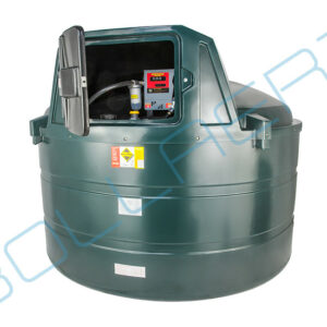5000 liter kunststof dieseltank met dieselpomp (220V) - in pompkast