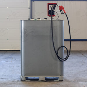 Dieseltank met pomp 1000 liter - Verzinkt