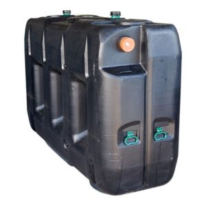 Ondergrondse rechthoekige septic tank in kunststof van 3000 liter