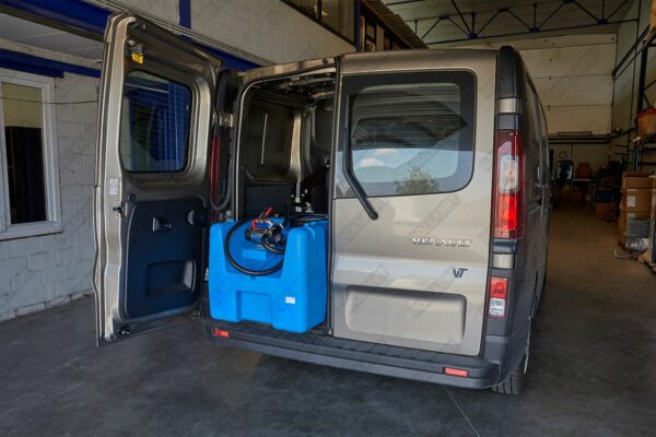 Kunststof werftank 200 liter - met/zonder pomp - open