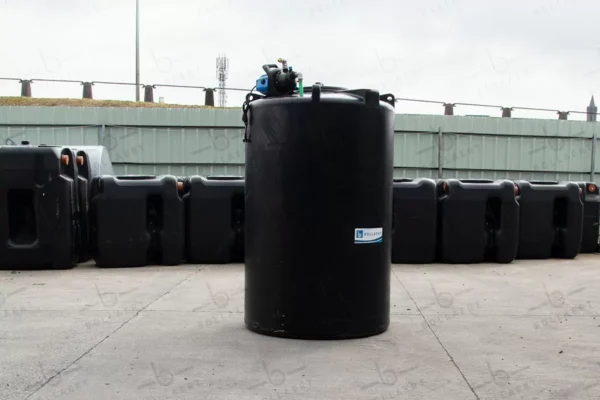 Bovengrondse Ronde Watertank - Met pomp - 2000 liter (Ø 1,20 m)