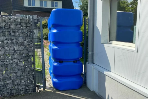 Bovengrondse Rechthoekige Watertank - Drinkbaar Water - 2400 liter