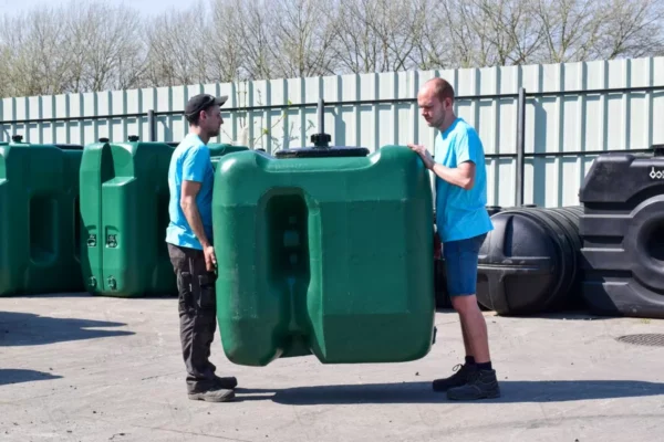 Bovengrondse Rechthoekige Watertank - Koppelbaar - 1000 liter