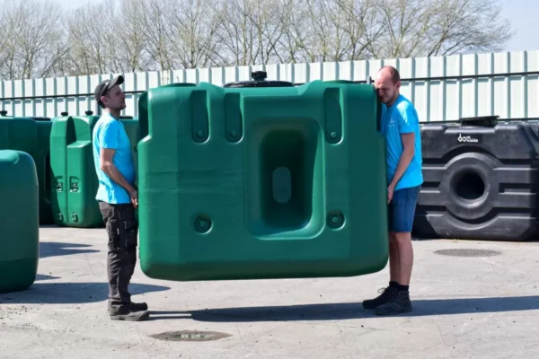 Bovengrondse Rechthoekige Watertank - Koppelbaar - 1500 liter