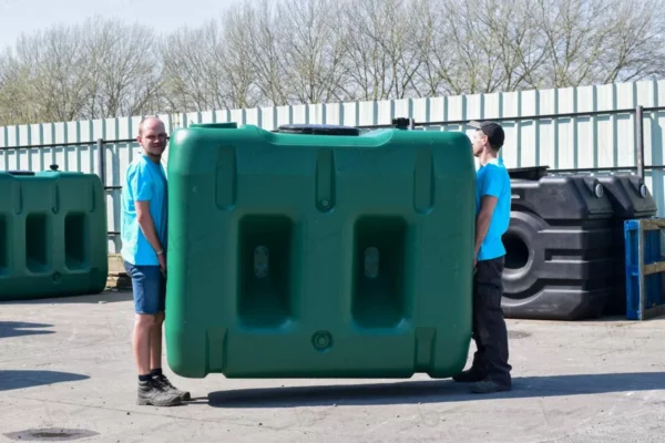 Bovengrondse Rechthoekige Watertank - Koppelbaar - 2000 liter