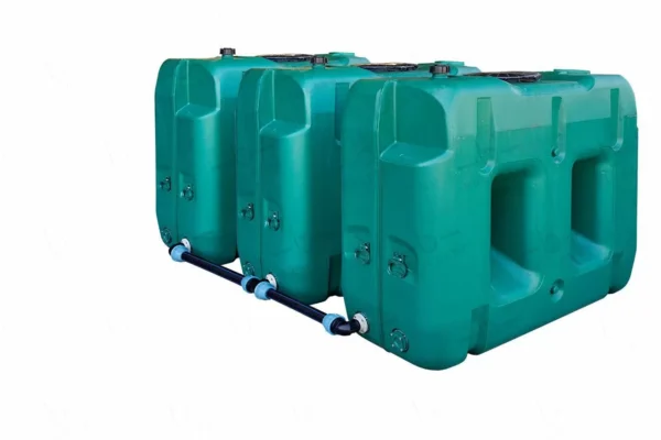 Bovengrondse Rechthoekige Watertank - Koppelbaar - 2000 liter
