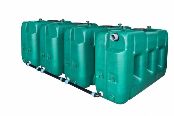 Bovengrondse Rechthoekige Watertank - Koppelbaar - 3000 liter