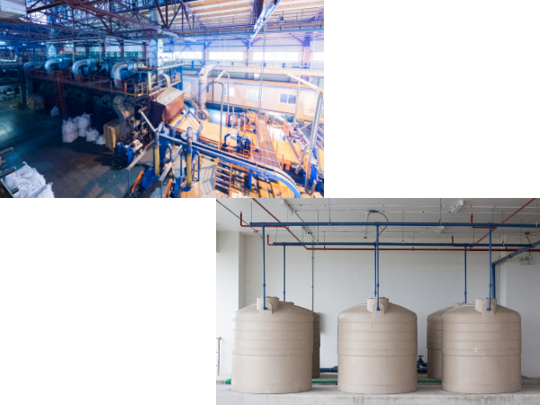 Vloeistoftank / opslagtank voor reagentia en industriële stoffen