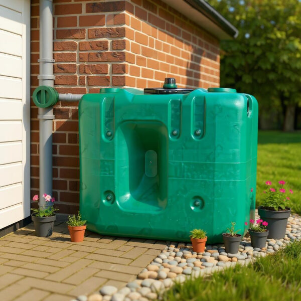 Bovengrondse Rechthoekige Watertank – Koppelbaar – 1500 liter