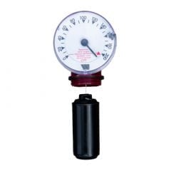 Mechanische volumemeter met vlotter