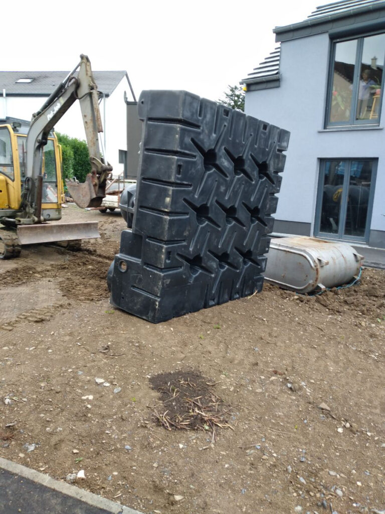 Platte ondergrondse regenwatertank Veenendaal